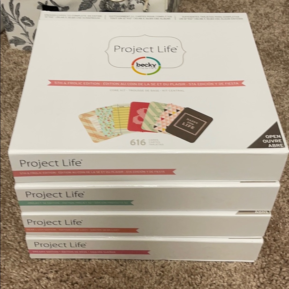 Becky Higgins project life boxes